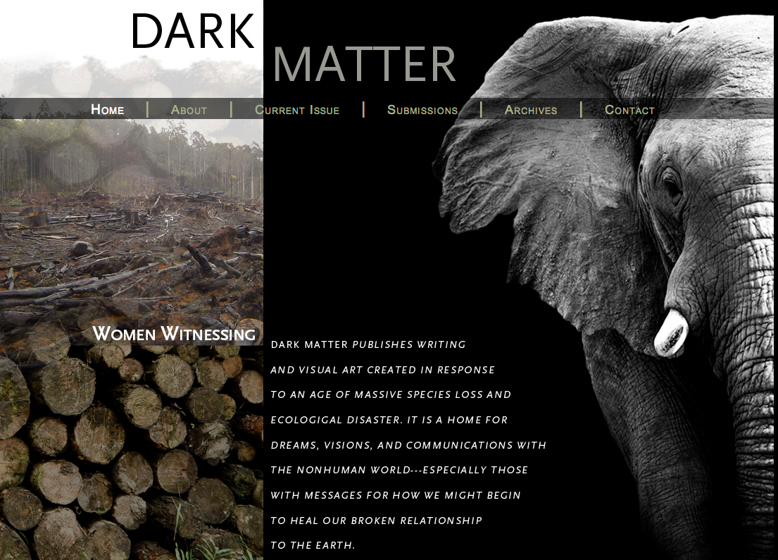 On Dark Matter: Women Witnessing